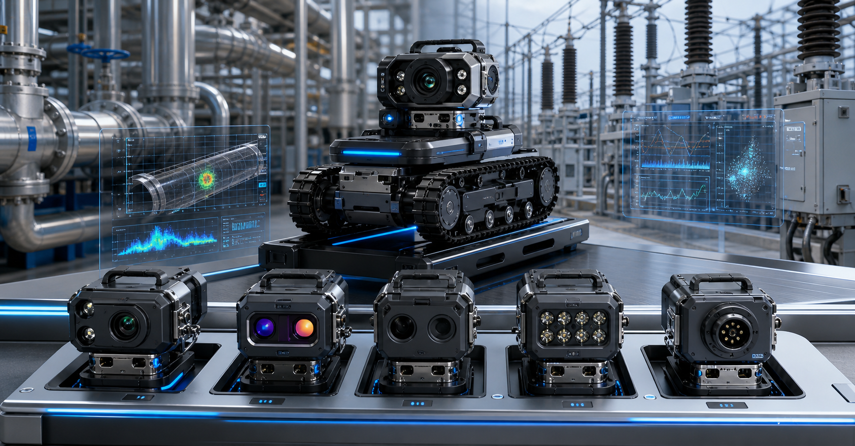 Modular inspection platform with interchangeable sensor modules