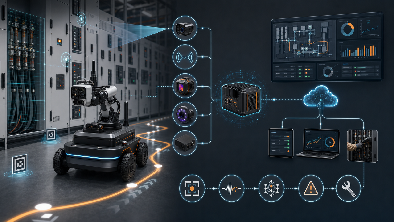 PDI end to end robotic inspection architecture